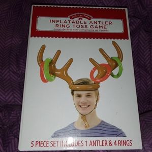 Inflatable Antler Ring Toss Game New in Box Holiday Drinking Bachelor Game